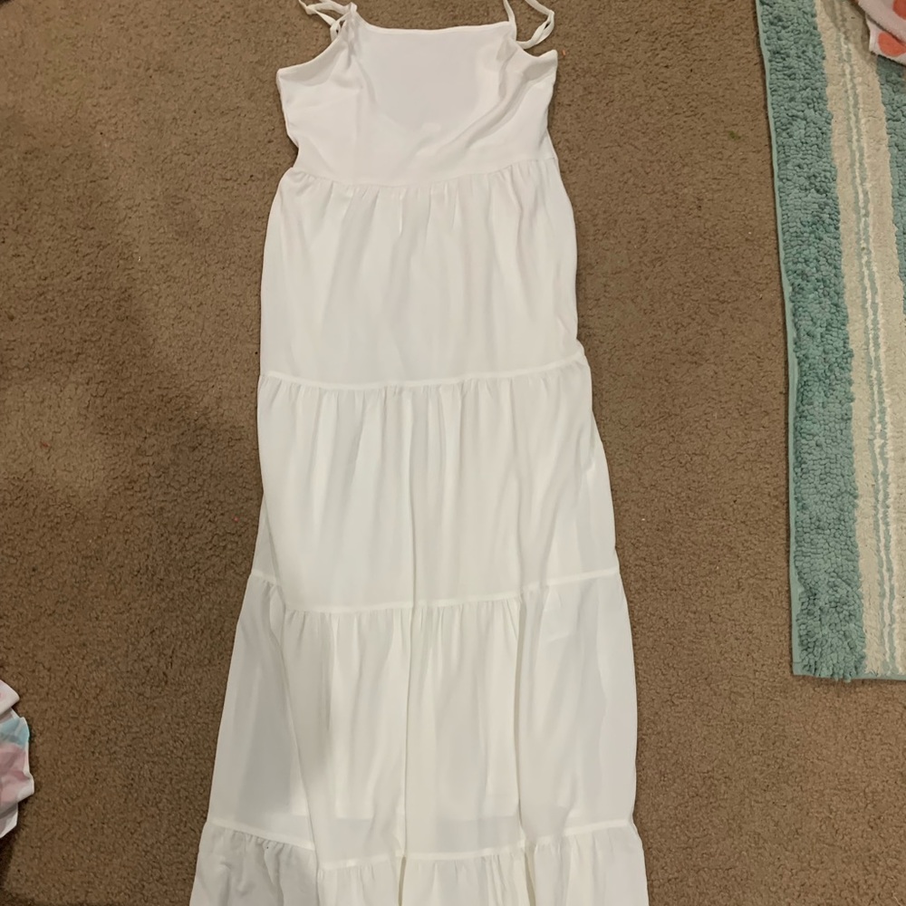 white dress